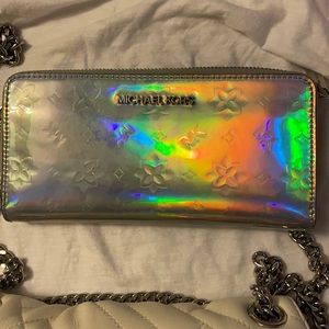Michael kors holographic wallet